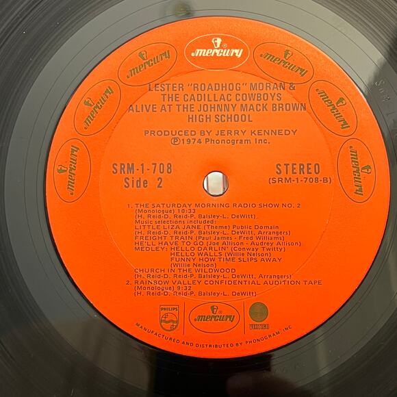 Statler Brothers Alive At The Johnny Mack Brown High School LP 1974 Mercury 1708 - Picture 6 of 10